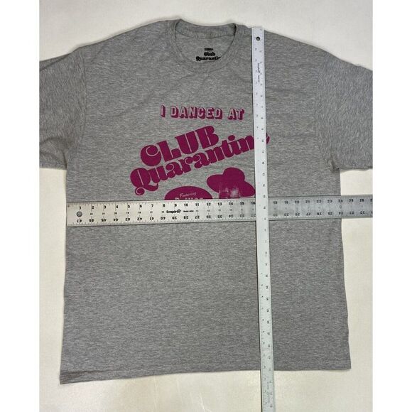 DJ D-Nice I Danced At Club Quarantine Graphic T-shirt Men XL Gray Music - Picture 6 of 6